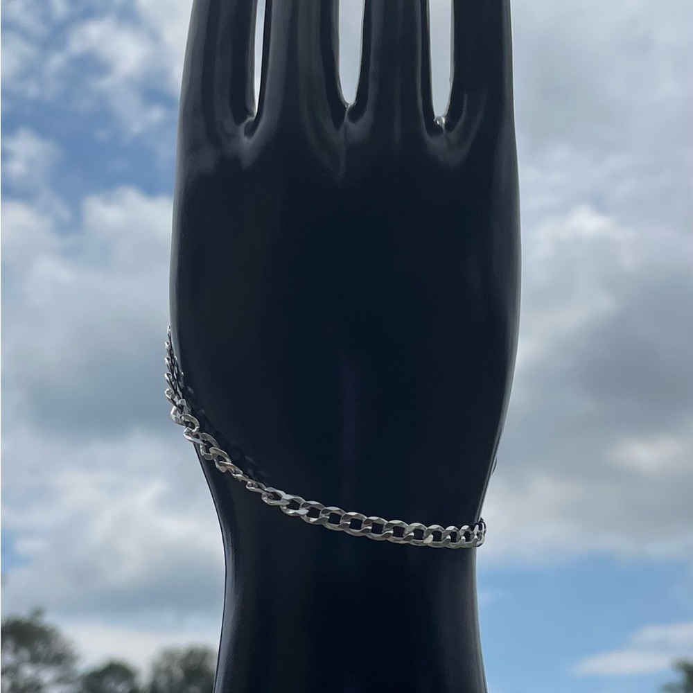 SS 4.5mm Cuban Chain Bracelet